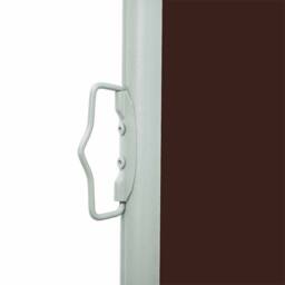 Berkfield Home Patio Retractable Side Awning 600x160 cm Brown - thumbnail 5