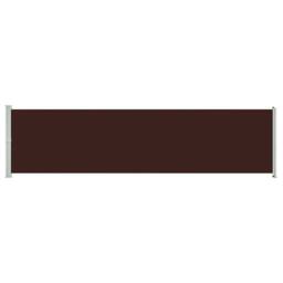 Berkfield Home Patio Retractable Side Awning 600x160 cm Brown - thumbnail 3