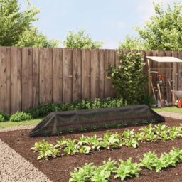 Berkfield Home Netting Tunnel Black 300x50x48.5 cm Steel & Polyethylene - thumbnail 3