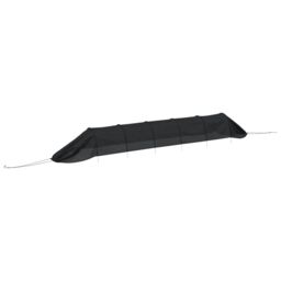 Berkfield Home Netting Tunnel Black 300x50x48.5 cm Steel & Polyethylene - thumbnail 6