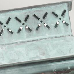 Netlighting Lambeth Palace 1 Light Outdoor Wall Lantern Light Verdigris IP44 E27 in Green - thumbnail 2