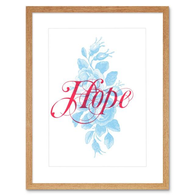 "Artery8 Wall Art Print Hope Rose Bush Artwork Framed 9X7 Inch in Beige - Size: W7"" x H9""" - image 1