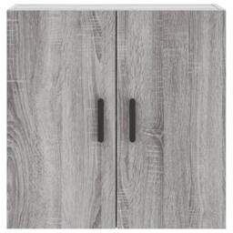 Berkfield Home Wall Cabinet Grey Sonoma 60x31x60 cm Engineered Wood - Size: 60 x 31 x 60 cm - thumbnail 5