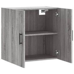 Berkfield Home Wall Cabinet Grey Sonoma 60x31x60 cm Engineered Wood - Size: 60 x 31 x 60 cm - thumbnail 6