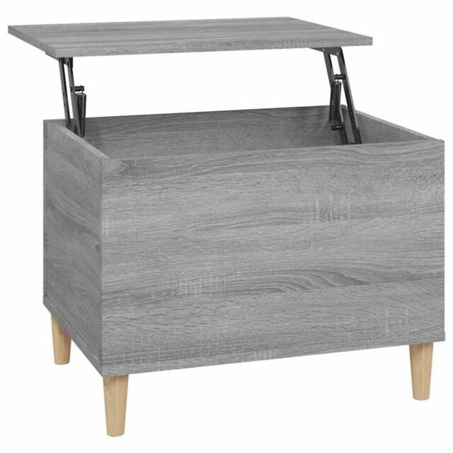 Berkfield Home Coffee Table Grey Sonoma 60x44.5x45 cm Engineered Wood - image 1