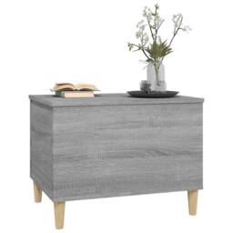 Berkfield Home Coffee Table Grey Sonoma 60x44.5x45 cm Engineered Wood - thumbnail 4