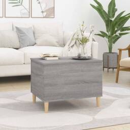 Berkfield Home Coffee Table Grey Sonoma 60x44.5x45 cm Engineered Wood - thumbnail 3