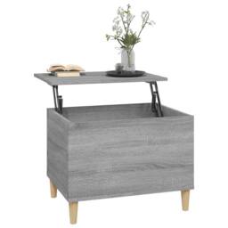 Berkfield Home Coffee Table Grey Sonoma 60x44.5x45 cm Engineered Wood - thumbnail 5