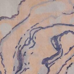 Wyld and Coco Beige Grey Marble-Effect Area Rug 80 x 150 cm - Size: 80 cm x 150 cm - thumbnail 4