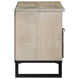 Berkfield Home Media Storage Cabinets & Racks with Drawer with Shelf with Storage White & Black - thumbnail 4