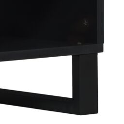 Berkfield Home Media Storage Cabinets & Racks with Drawer with Shelf with Storage White & Black - thumbnail 8