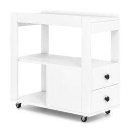 SPETLEK Side Table Narrow End Table-White in White - Size: 0.6m2 - thumbnail 2