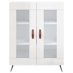 Berkfield Home Sideboard High Gloss White 69.5x34x90 cm Engineered Wood - thumbnail 5