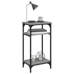 Berkfield Home Side Table Grey Sonoma 40x30x75 cm Engineered Wood - Size: 40 x 30 x 75 cm - thumbnail 4