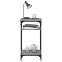 Berkfield Home Side Table Grey Sonoma 40x30x75 cm Engineered Wood - Size: 40 x 30 x 75 cm - thumbnail 5