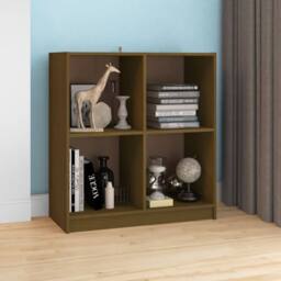 Berkfield Home Sideboard Honey Brown 70x33x76 cm Solid Pinewood - Size: 70 x 33 x 76 cm - thumbnail 2