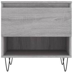 Berkfield Home Modern Coffee Tables 2 pcs Grey Sonoma 50x46x50 cm Engineered Wood - Size: 50 x 46 x 50 cm - thumbnail 6
