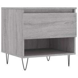 Berkfield Home Modern Coffee Tables 2 pcs Grey Sonoma 50x46x50 cm Engineered Wood - Size: 50 x 46 x 50 cm - thumbnail 5
