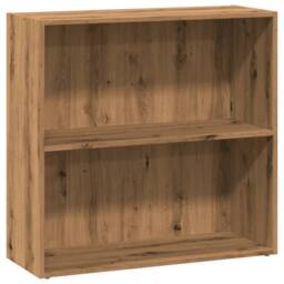 Berkfield Home Bookcase Artisian Oak 80x30x77 cm Engineered Wood in Brown - Size: 80 x 30 x 77 cm - thumbnail 2