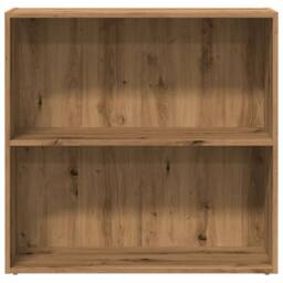Berkfield Home Bookcase Artisian Oak 80x30x77 cm Engineered Wood in Brown - Size: 80 x 30 x 77 cm - thumbnail 4