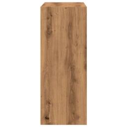Berkfield Home Bookcase Artisian Oak 80x30x77 cm Engineered Wood in Brown - Size: 80 x 30 x 77 cm - thumbnail 5