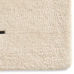 The Rug Shop UK Beige Handmade Geometric Polyester Luxurious Easy To Clean Area Rug - Size: 150 cm x 230 cm - thumbnail 4