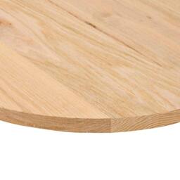 Berkfield Home Table Top 140x60x2 cm Solid Wood Oak Oval in Light Brown - Size: 140 x 60 x 2 cm - thumbnail 8