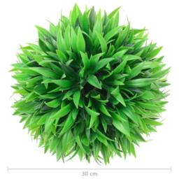 Berkfield Home Artificial Boxwood Balls 2 pcs 30 cm in Green - thumbnail 4