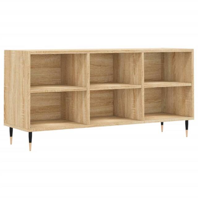 Berkfield Home TV Cabinet Sonoma Oak 103.5x30x50 cm Engineered Wood in Light Oak - image 1