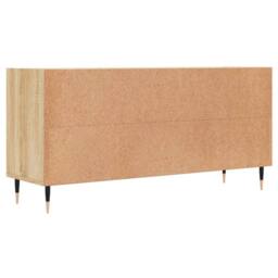 Berkfield Home TV Cabinet Sonoma Oak 103.5x30x50 cm Engineered Wood in Light Oak - thumbnail 6