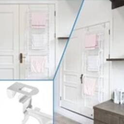 EONLION Rainberg 12 Tier Heavy Duty Over Door Shoe Rack Organiser White - thumbnail 3