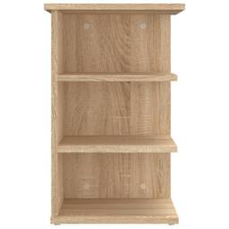 Berkfield Home Side Cabinet Sonoma Oak 35x35x55 cm Engineered Wood in Light Tan - Size: 35 x 35 x 55 cm - thumbnail 6