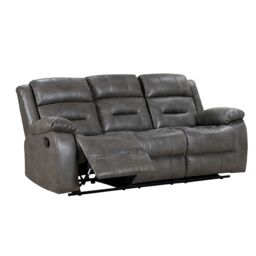 Furnishings For Less UK Monty Grey Fabric Manual Reclining 3 & 2 Sofa Suite - thumbnail 4