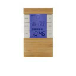 XD Design Utah Bamboo Digital Desk Clock in Brown