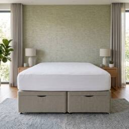 REGIONAL FURNISHINGS 30CM Memory Foam Mattress Orthopaedic Medium Firm 3FT 4FT 4FT6 5FT 6FT in White - Size: King - thumbnail 5