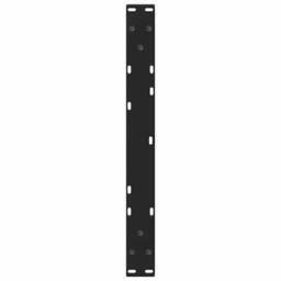 Berkfield Home Modern Dining Table Legs V-Shape 2 pcs Black 60x(42-43.3) cm Steel - thumbnail 7