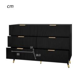 BTM Elegant sideboard with modern design, chest of drawers & plenty of storage space - thumbnail 5