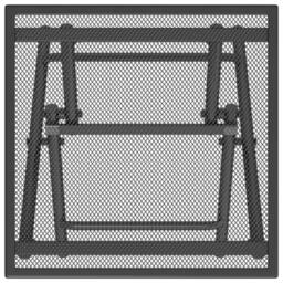 Berkfield Home Folding Garden Table Anthracite 38x38x38 cm Steel Mesh in Black - Size: 38 x 38 x 38 cm - thumbnail 5