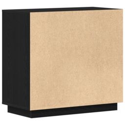 Berkfield Home Sideboard Black Oak 80x34x75 cm Engineered Wood - Size: 80 x 34 x 75 cm - thumbnail 8