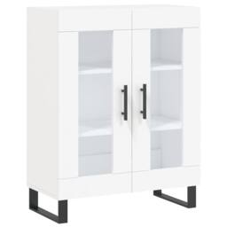 Berkfield Home Sideboard White 69.5x34x90 cm Engineered Wood - thumbnail 1