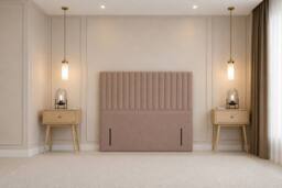 "Nexus Mattresses Ltd Amalfi Plush Divan Bed Base 2 Drawers Same Side - 54"" Headboard in Bronze - Size: King" - thumbnail 9