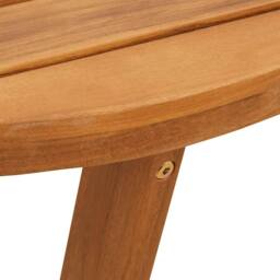 Berkfield Home Garden Dining Table Oval 200x90x75 cm Solid Wood Acacia in Brown - Size: 200 x 90 x 75 cm - thumbnail 9