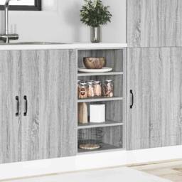 Berkfield Home Bottom Cabinet Grey Sonoma 40x44.5x81.5 cm Engineered Wood - thumbnail 3