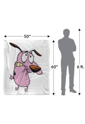 Courage The Cowardly Dog Season 2 Cover Silky Touch Super Soft Throw Blanket 152 X 127 cm in White - thumbnail 5