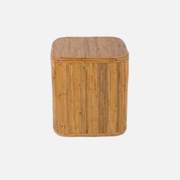 sweeek Pair Of Bedside Tables Or Side Tables In Natural Rattan in Light Brown - thumbnail 3
