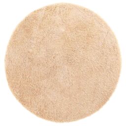 Berkfield Home Shaggy Rug High Pile NAVARRA Beige 120x120 cm Polyester - Size: Medium - thumbnail 2