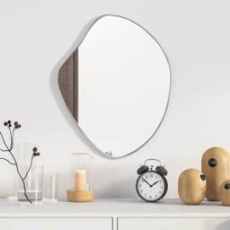 Berkfield Home Wall Mirror Silver 50x40 cm - thumbnail 2