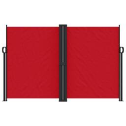 Berkfield Home Retractable Side Awning Red 160x1000 cm - thumbnail 1