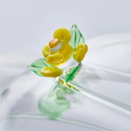 Sienna Glass 10cm Glass Globe Wildlife Collection Butterfly in Blue - thumbnail 4