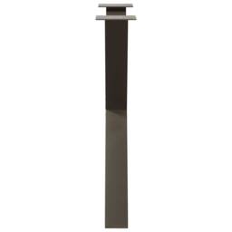 Berkfield Home Dining Table Legs X-Shaped 3 pcs Natural Steel 80x(72-73) cm Steel in Brown - thumbnail 6